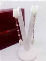 Orecchini Rosso Prezioso Donna in Argento Quarzo RP-OR3A-AG - RP-OR3A-AG
